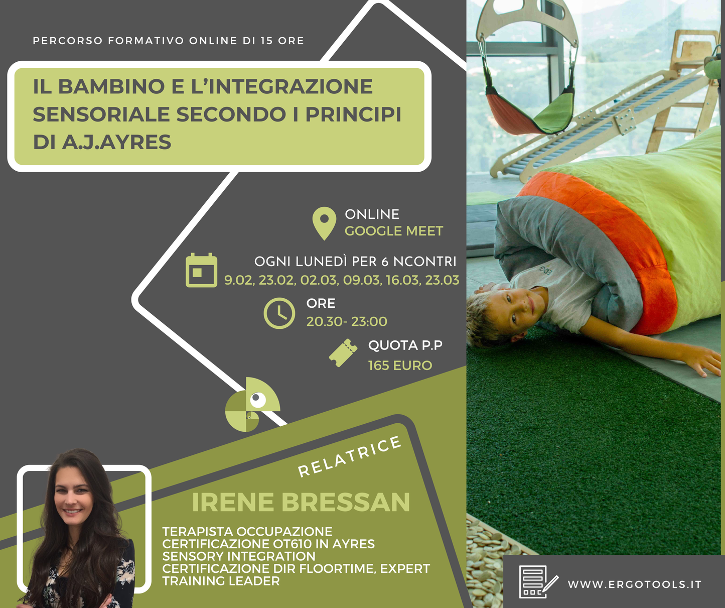 Corso online Integrazione Sensoriale Feb-Marzo 2026