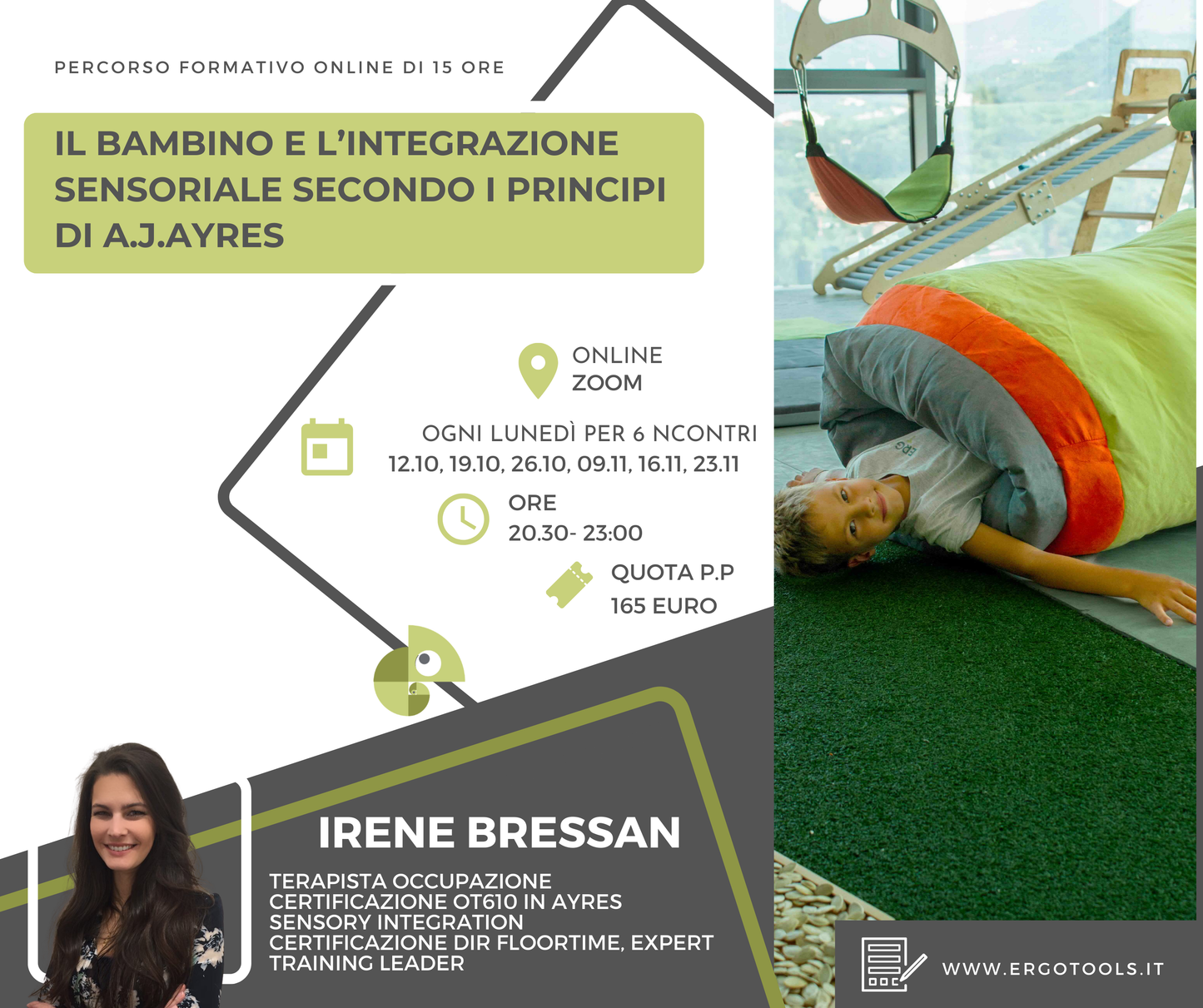 Corso online Integrazione Sensoriale Ottobre-Novembre 2026